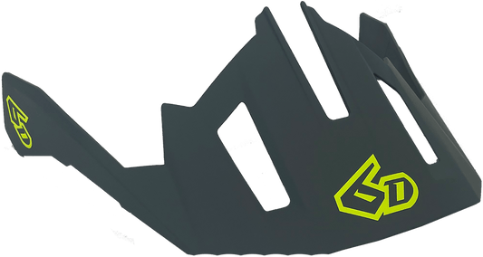 6D Helmets ATB-2T Visor - Ascent Neon Yellow for XS/S Size (Part 77-0132) - Kelly Motorsports