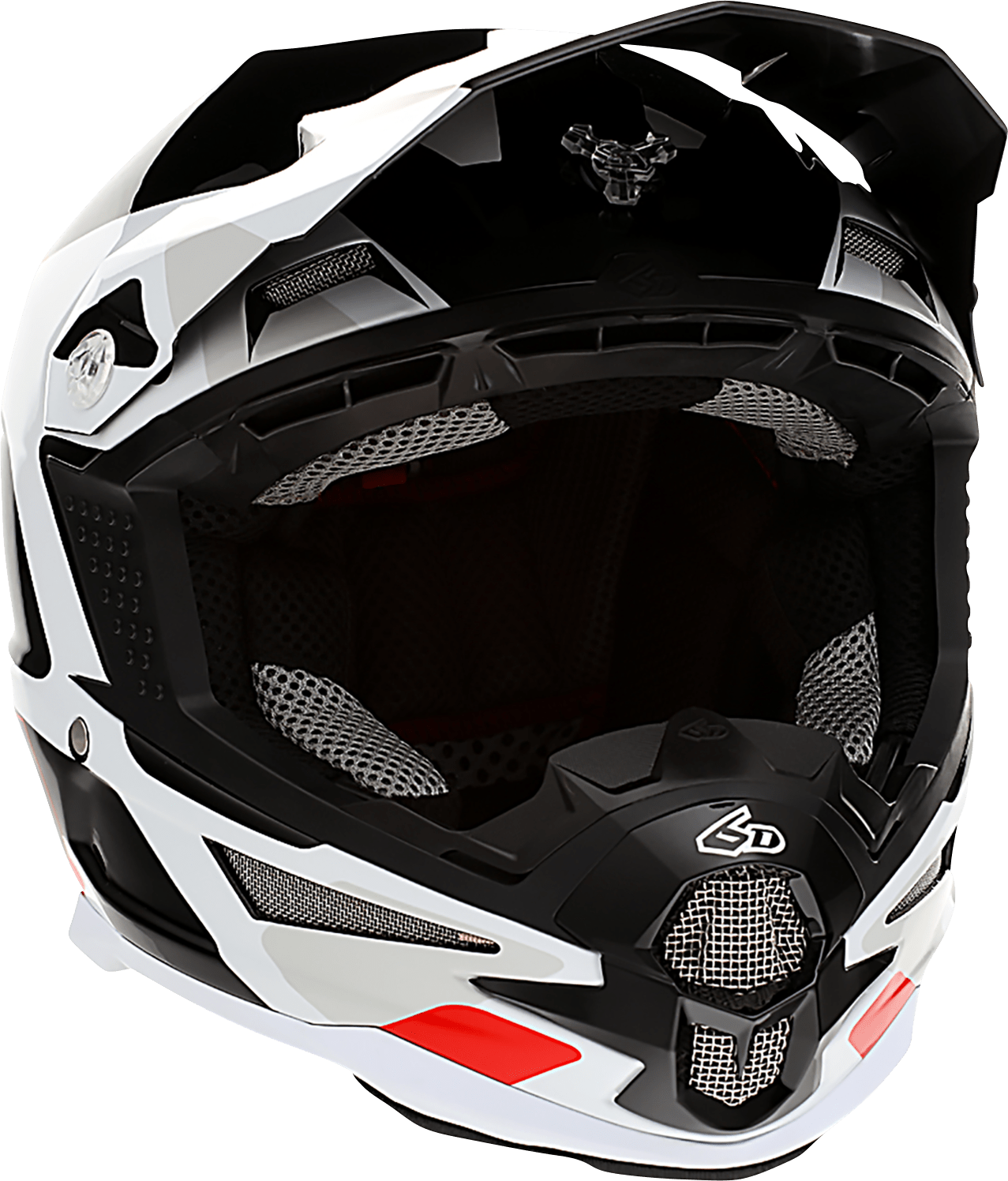 6D Helmets ATR-1 Apex Helmet - Red, Small - Advanced Aerospace Carbon Fiber Shell and Omni-Directional Suspension Technology - Kelly Motorsports