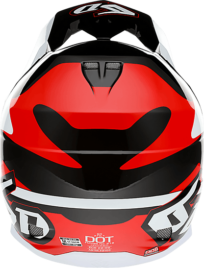 6D Helmets ATR-1 Apex Helmet - Red, Small - Advanced Aerospace Carbon Fiber Shell and Omni-Directional Suspension Technology - Kelly Motorsports
