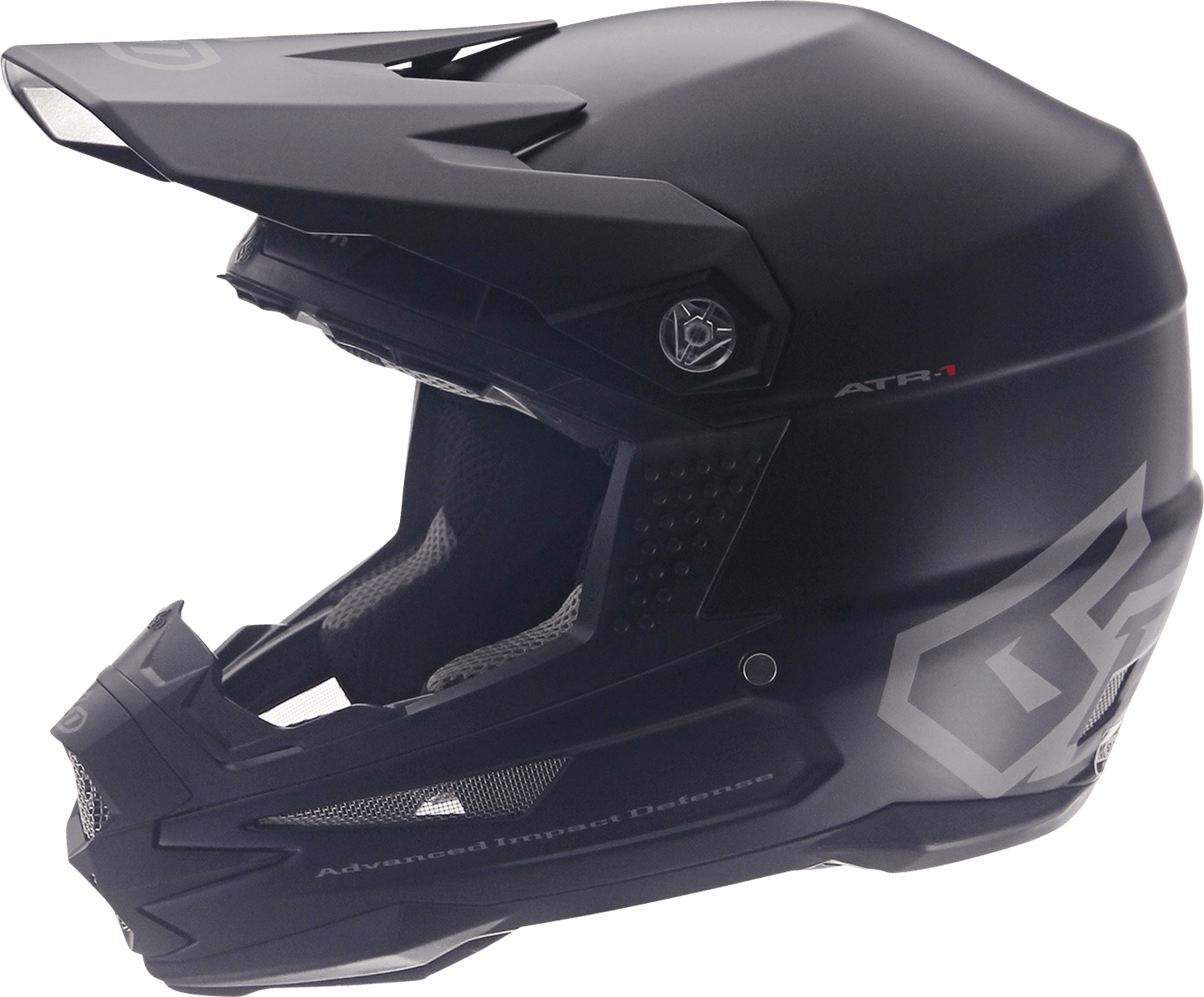 6D Helmets ATR-1 Matte Black Helmet - XS (Part No. 10-3704) - Kelly Motorsports