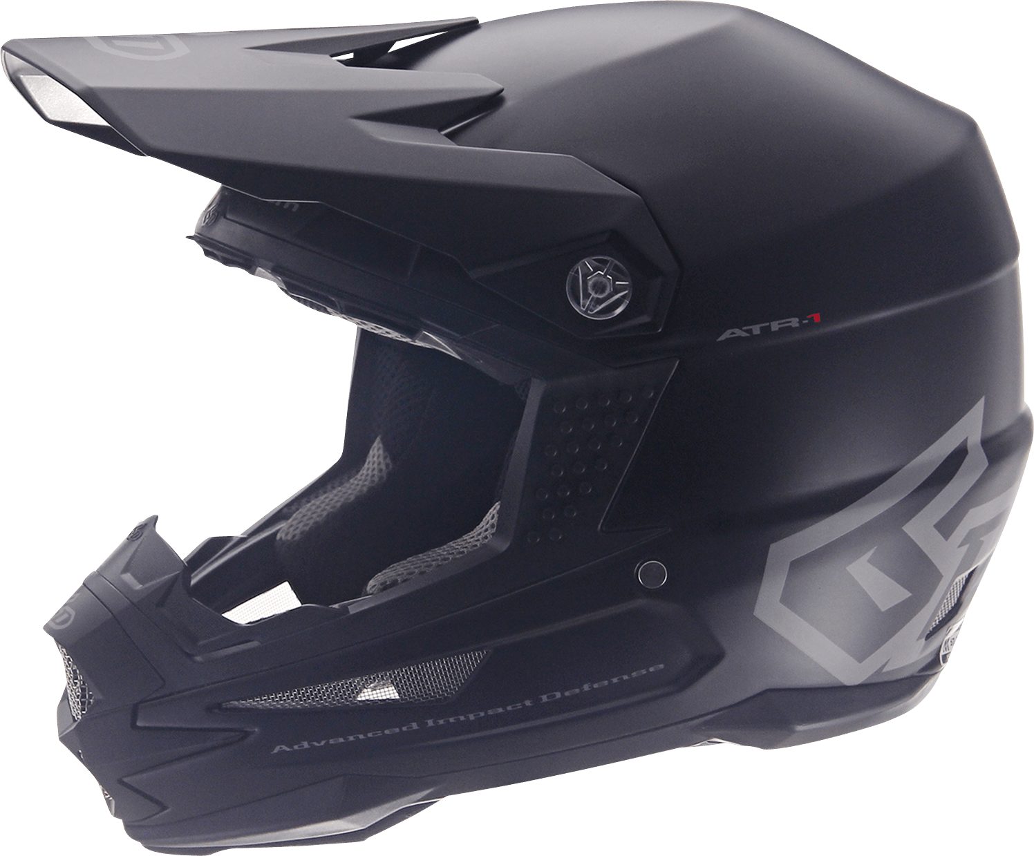 6D Helmets ATR-1 Matte Black Helmet - XS (Part No. 10-3704) - Kelly Motorsports