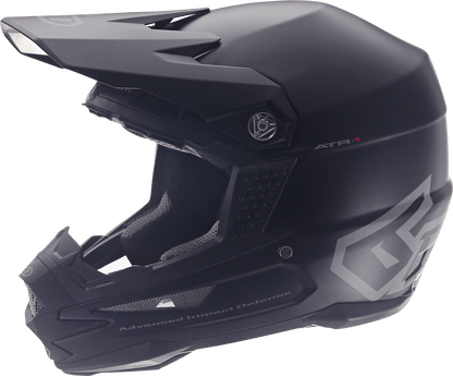 6D Helmets ATR-1 Matte Black Helmet - XS (Part No. 10-3704) - Kelly Motorsports