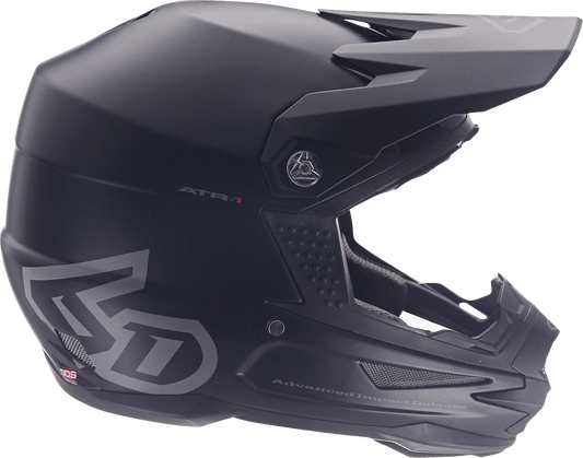 6D Helmets ATR-1 Matte Black Helmet - XS (Part No. 10-3704) - Kelly Motorsports