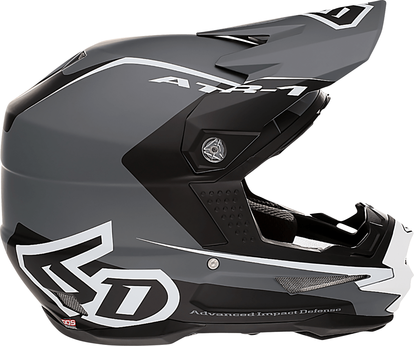 6D Helmets ATR-1 Stealth White Helmet - Extra Small Size (Part No. 10-4614) - Kelly Motorsports