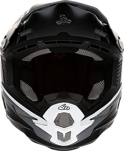 6D Helmets ATR-1 Stealth White Helmet - Extra Small Size (Part No. 10-4614) - Kelly Motorsports