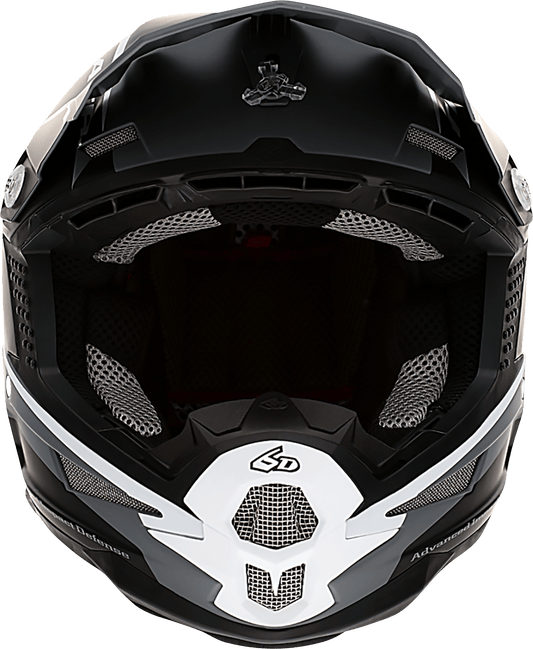 6D Helmets ATR-1 Stealth White Helmet - Extra Small Size (Part No. 10-4614) - Kelly Motorsports