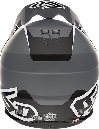 6D Helmets ATR-1 Stealth White Helmet - Extra Small Size (Part No. 10-4614) - Kelly Motorsports