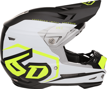 6D HELMETS | ATR-2 Adult Offroad Motorcycle Helmet | Delta | Neon Yellow | X-Small - Kelly Motorsports