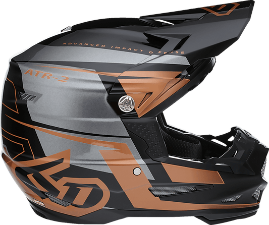 6D HELMETS | ATR-2 Adult Offroad Motorcycle Helmet | Mach | Bronze | XX-Large - Kelly Motorsports