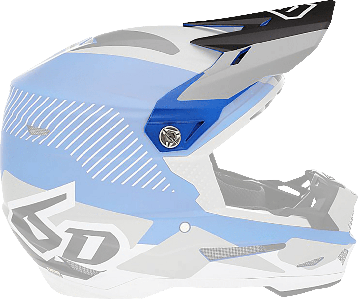 6D Helmets ATR-2 Drive Cyan Visor ? Part 72-6096 - Kelly Motorsports