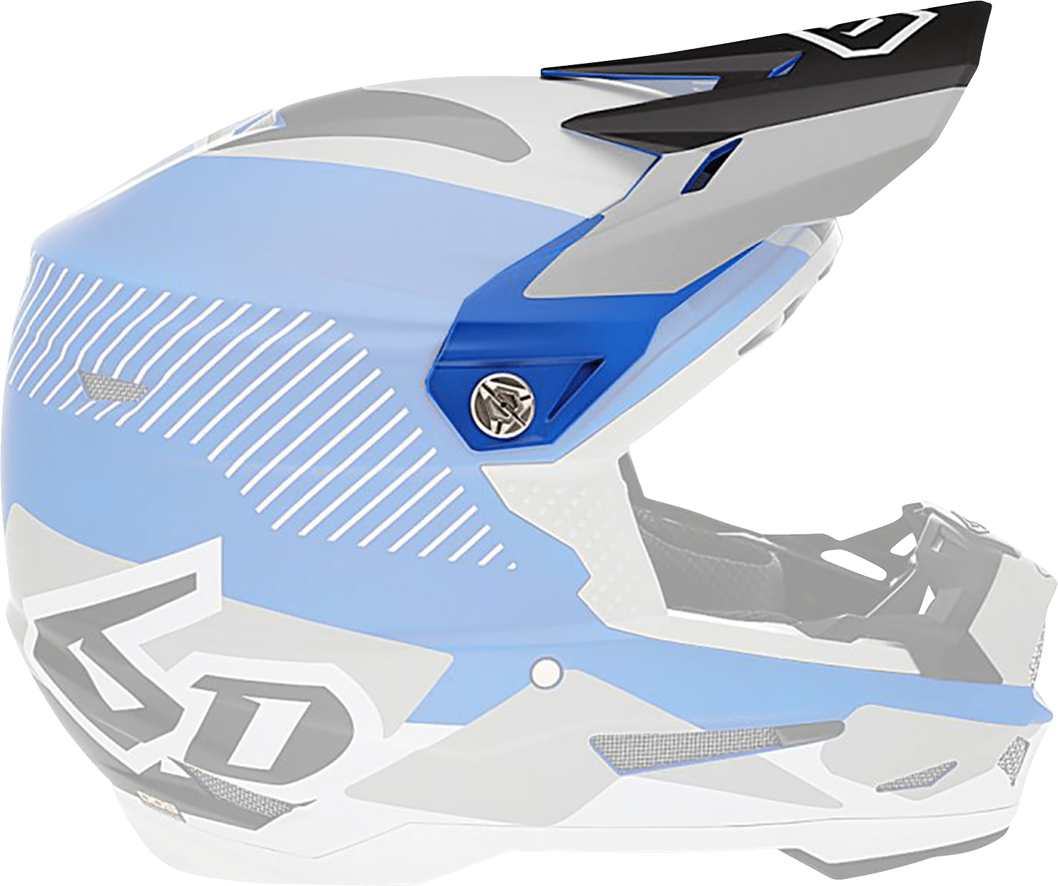 6D Helmets ATR-2 Drive Cyan Visor ? Part 72-6096 - Kelly Motorsports
