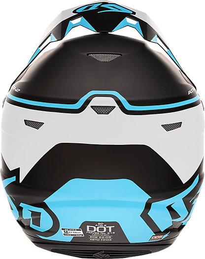 6D HELMETS | ATR-2 Drive | Cyan | X-Small - Kelly Motorsports