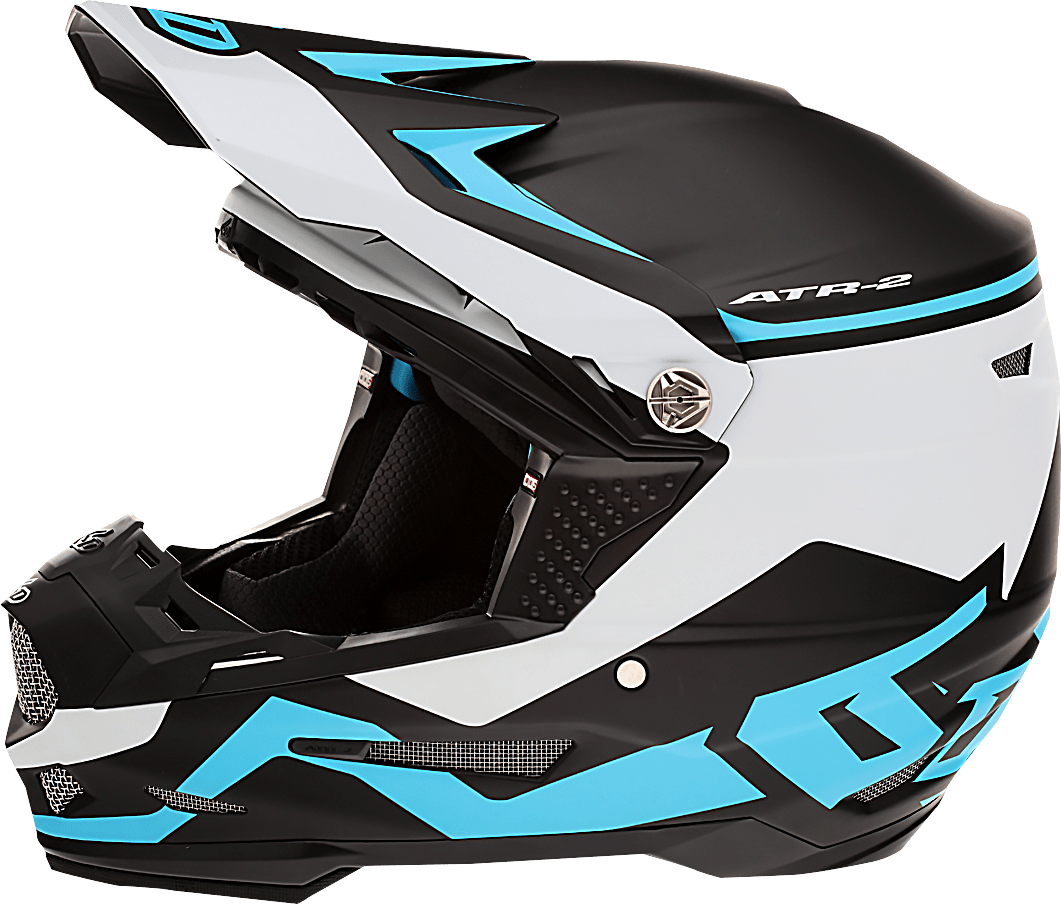 6D HELMETS | ATR-2 Drive | Cyan | X-Small - Kelly Motorsports