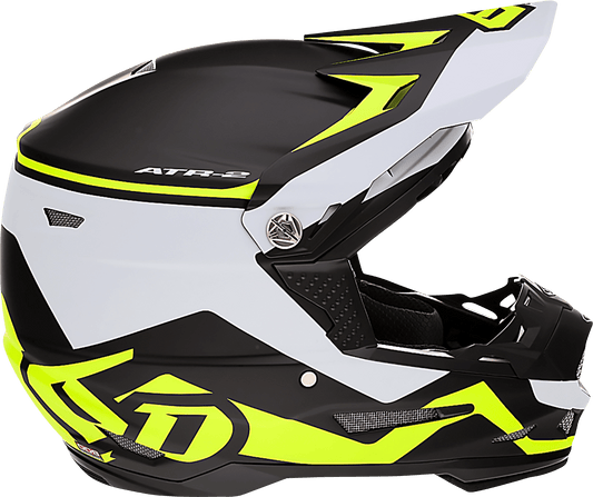 6D HELMETS | ATR-2 Drive | Neon Yellow | X-Small - Kelly Motorsports
