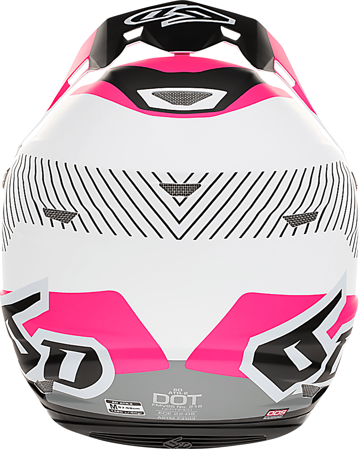 6D HELMETS | ATR-2 Fusion | Neon Pink | Large - Kelly Motorsports