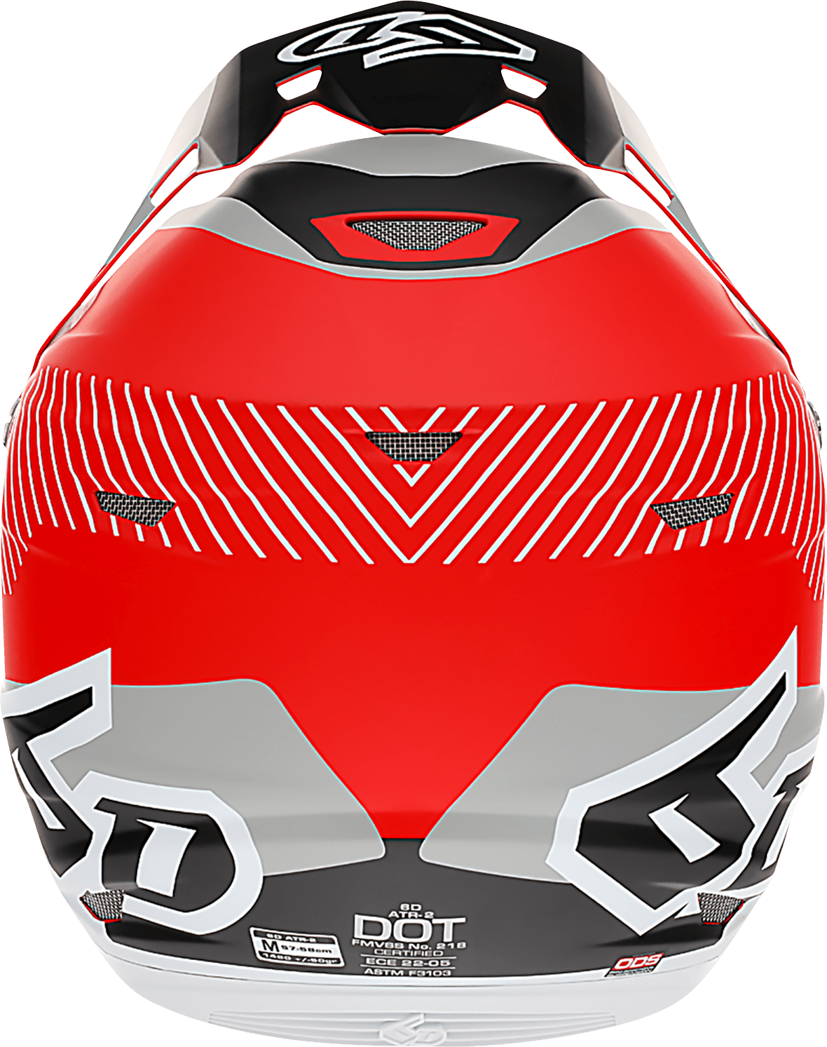 6D HELMETS | ATR-2 Fusion | Red | X-Small - Kelly Motorsports