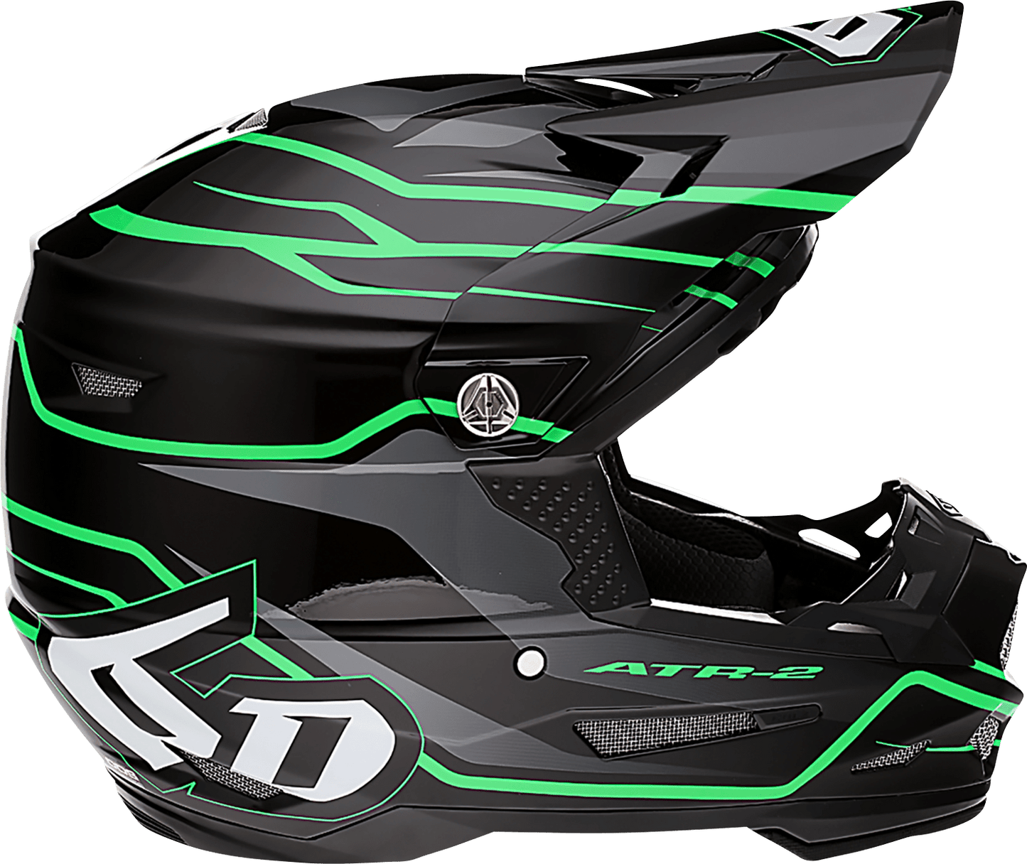 6D HELMETS | ATR-2 Phase | Neon Green | Large - Kelly Motorsports