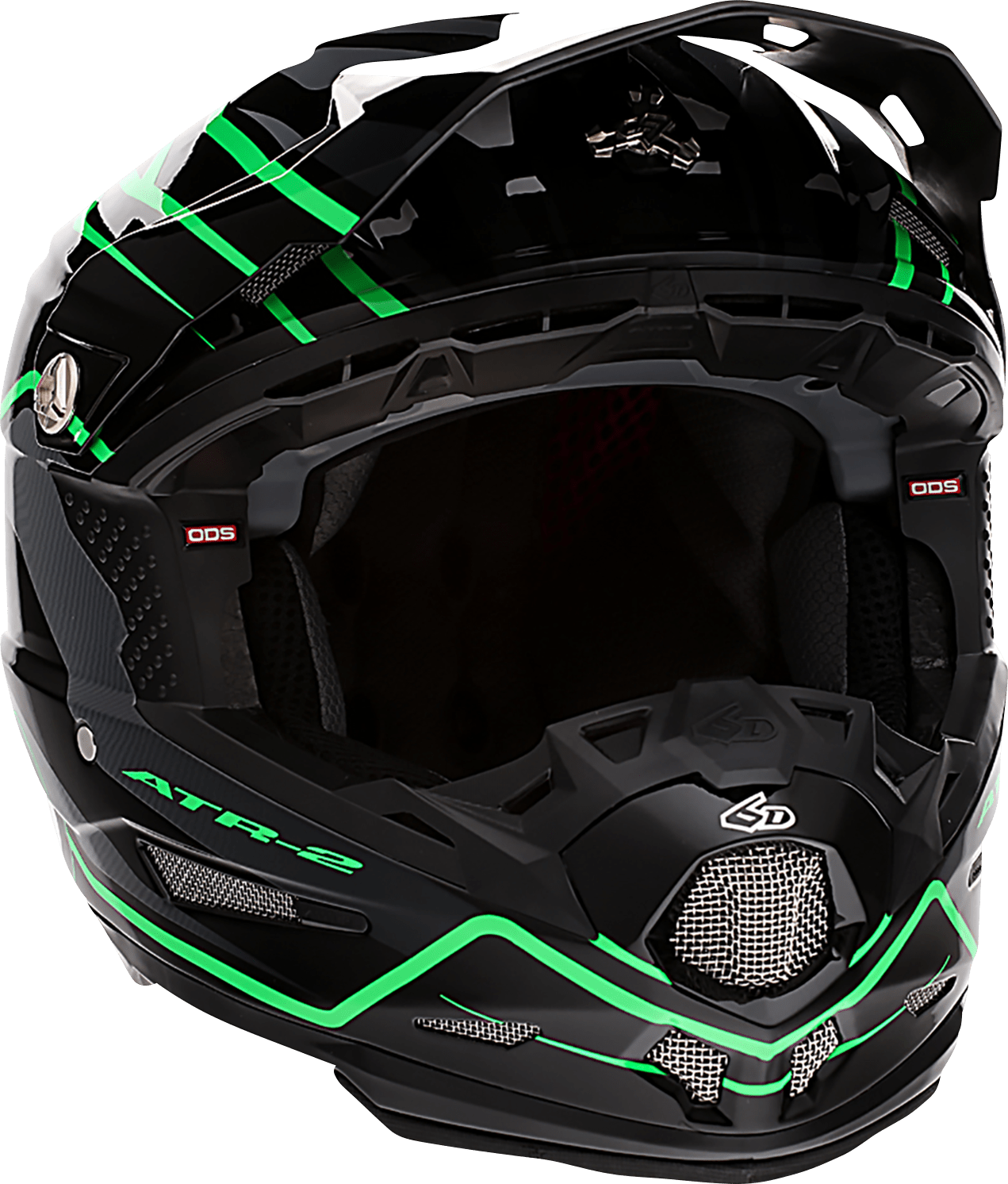 6D HELMETS | ATR-2 Phase | Neon Green | Large - Kelly Motorsports