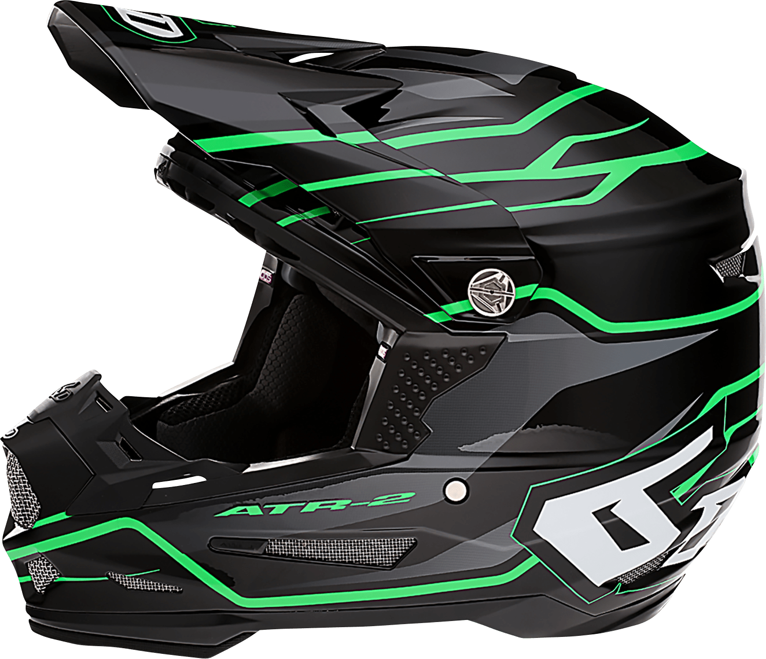 6D HELMETS | ATR-2 Phase | Neon Green | XX-Large - Kelly Motorsports