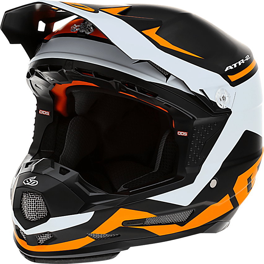 6D HELMETS | ATR-2Y Drive | Neon Orange | Medium - Kelly Motorsports