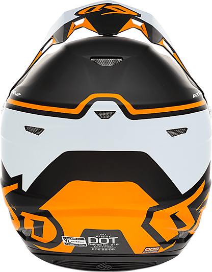 6D HELMETS | ATR-2Y Drive | Neon Orange | Small - Kelly Motorsports