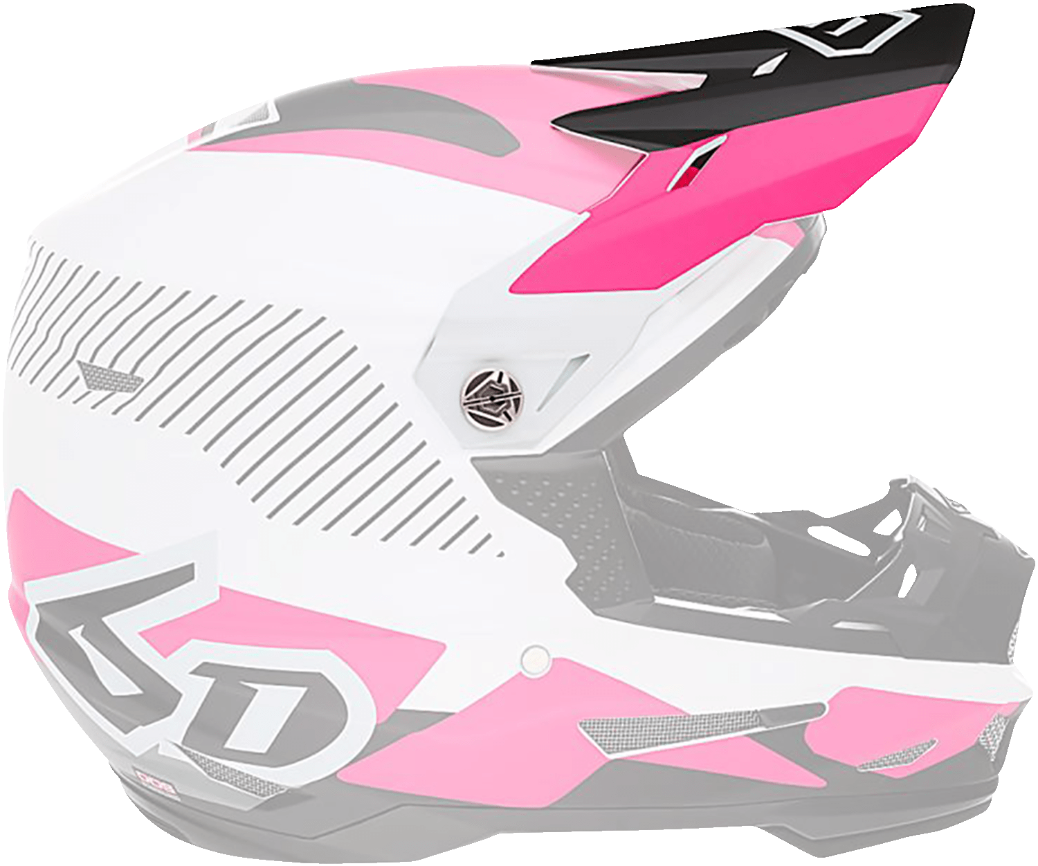 6D Helmets ATR-2Y Youth Helmet Visor - Fusion Pink Part 72-4133 - Kelly Motorsports