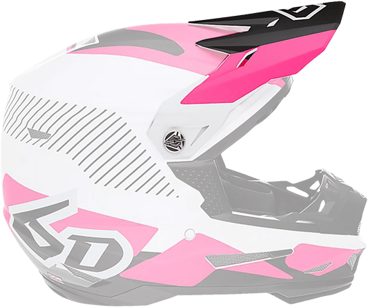 6D Helmets ATR-2Y Youth Helmet Visor - Fusion Pink Part 72-4133 - Kelly Motorsports