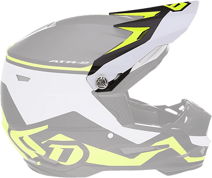 6D Helmets ATR-2Y Youth Helmet Visor - Neon Yellow Drive Model 72-4134 - Kelly Motorsports