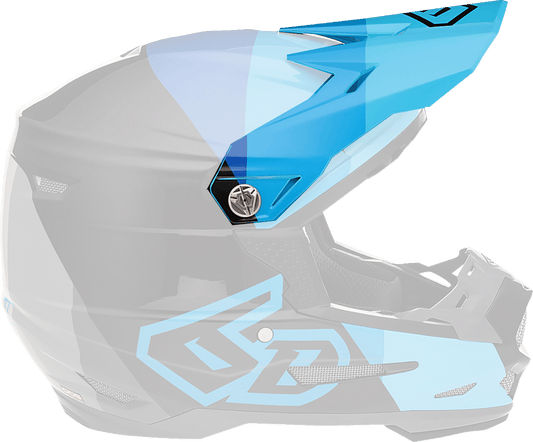 6D Helmets ATR-2Y Youth Helmet Visor - Range Blue 72-4138 - Kelly Motorsports