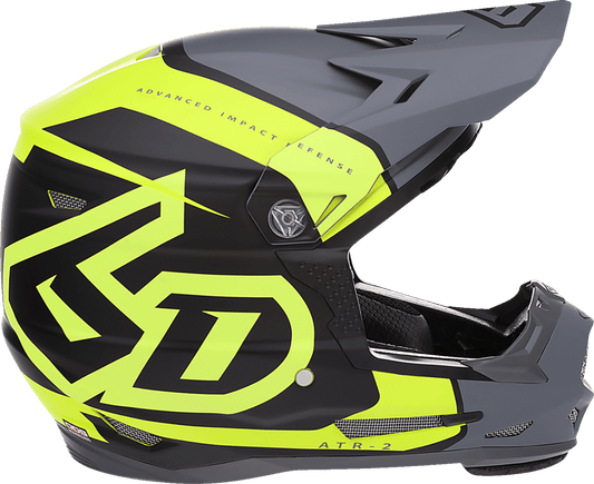 6D HELMETS | ATR-2Y Youth Offroad Motorcycle Helmet | Torque | Neon Yellow | Small - Kelly Motorsports