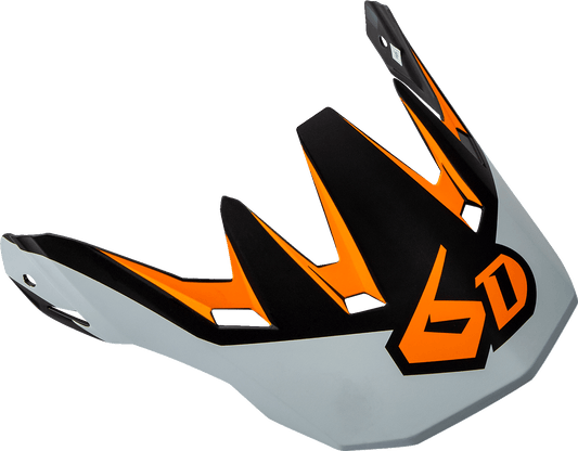 6D Helmets ATR-2Y Youth Visor - Drive Neon Orange (Part 72-4131) - Kelly Motorsports