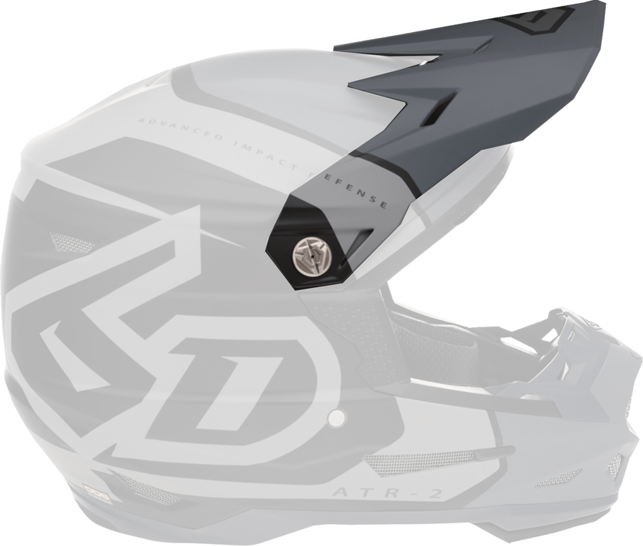 6D Helmets ATR-2Y Youth Visor - Torque Charcoal (Part 72-4135) - Kelly Motorsports
