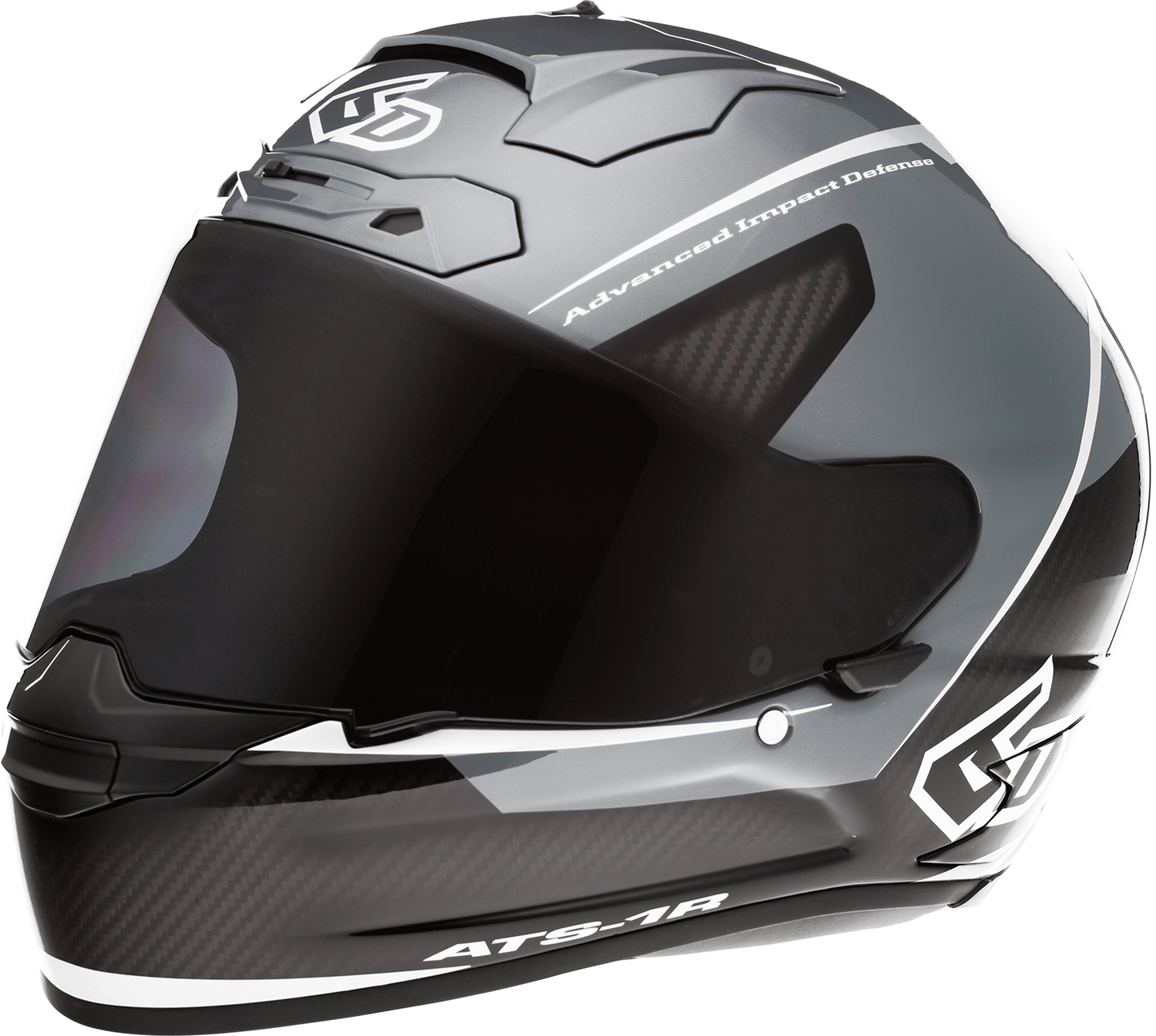 6D Helmets ATS-1R Alpha Helmet with Omni-Directional Suspension - Silver XL (Part 30-0588) - Kelly Motorsports