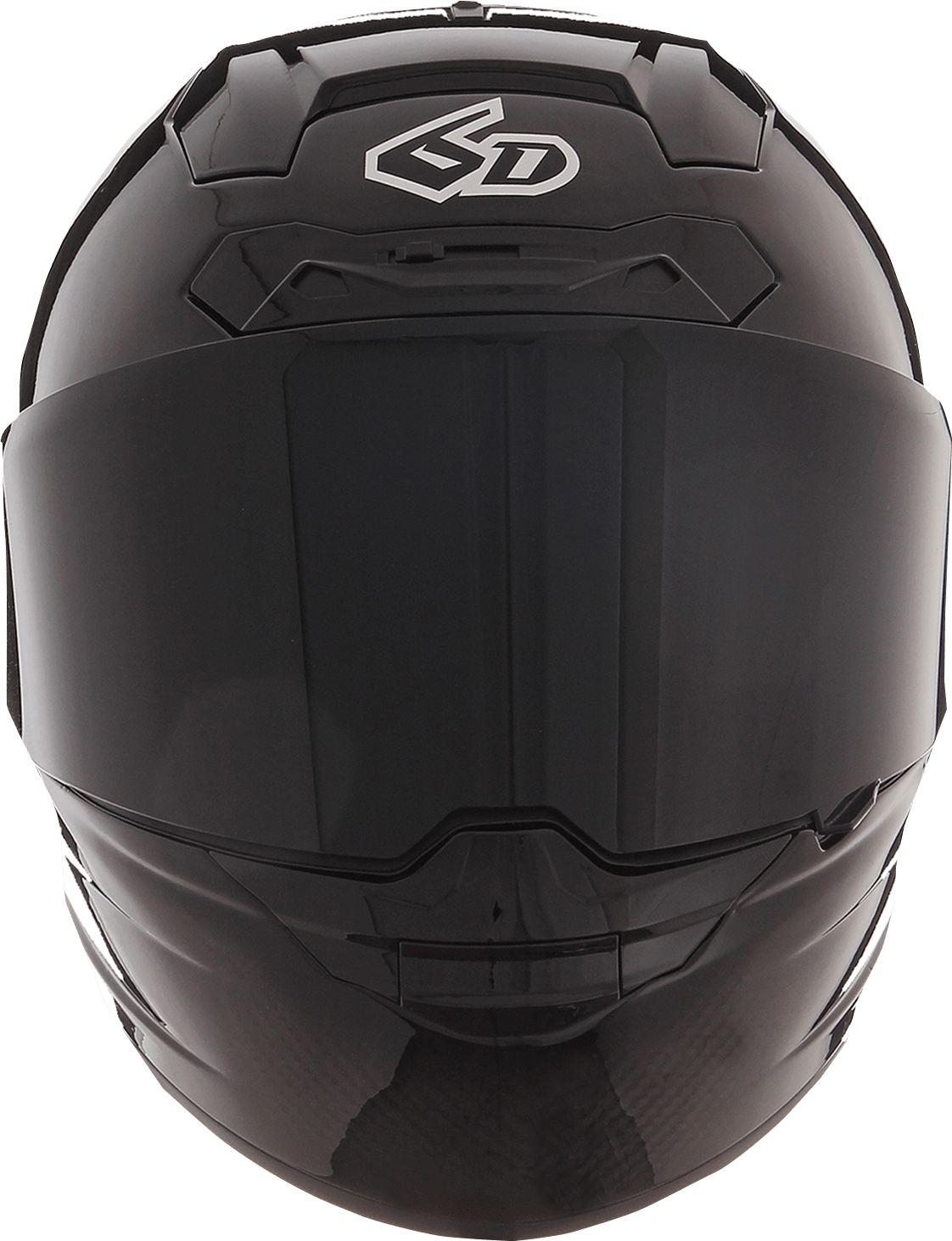 6D Helmets ATS-1R Gloss Black 2XL Motorcycle Helmet with Omni-Directional Suspension Technology - Kelly Motorsports