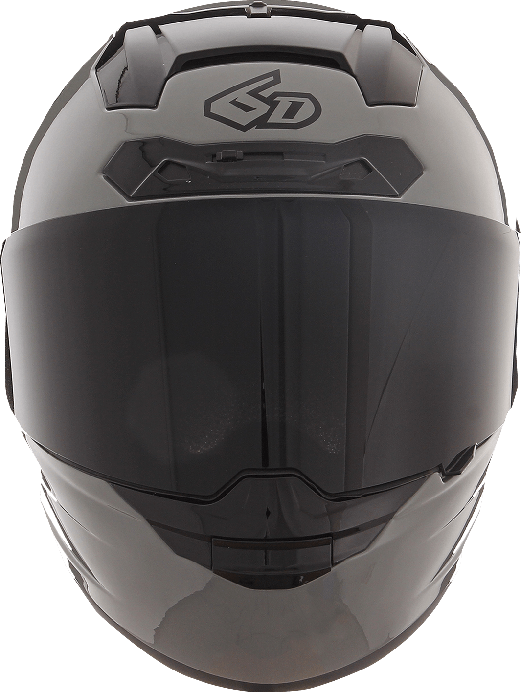 6D Helmets ATS-1R Gloss Gray Helmet - Large | Advanced Impact Protection & Aerodynamics - Kelly Motorsports