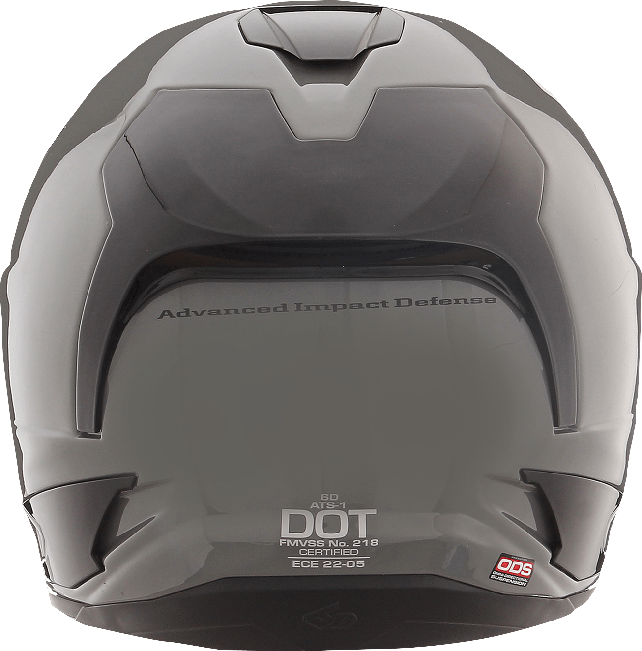 6D Helmets ATS-1R Gloss Gray Helmet - Large | Advanced Impact Protection & Aerodynamics - Kelly Motorsports
