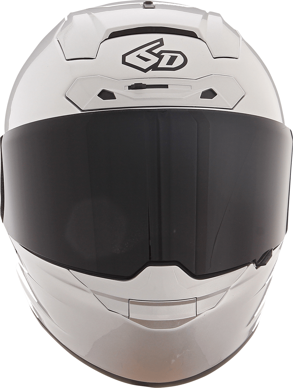 6D Helmets ATS-1R Gloss Silver Helmet - Small, Advanced Impact Protection and Aerodynamic Design - Kelly Motorsports