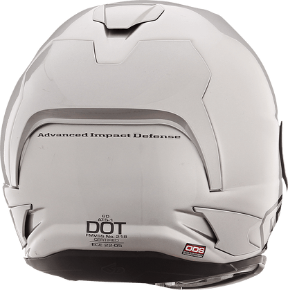 6D Helmets ATS-1R Gloss Silver Helmet - Small, Advanced Impact Protection and Aerodynamic Design - Kelly Motorsports