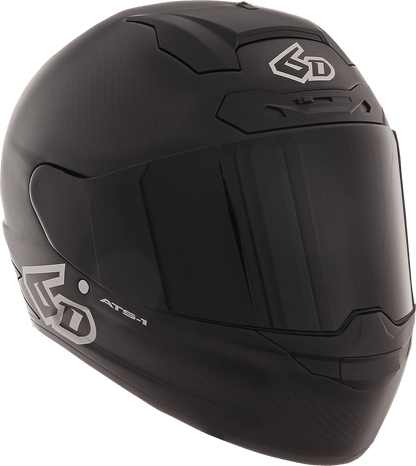6D Helmets ATS-1R Matte Black Motorcycle Helmet (Size 2XL) with Omni-Directional Suspension - Kelly Motorsports