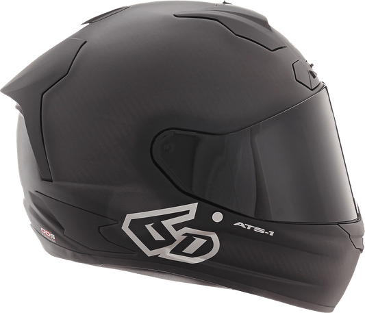 6D Helmets ATS-1R Matte Black Motorcycle Helmet (Size 2XL) with Omni-Directional Suspension - Kelly Motorsports