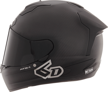 6D Helmets ATS-1R Matte Black Motorcycle Helmet ? Small, Part 30-0985 - Kelly Motorsports