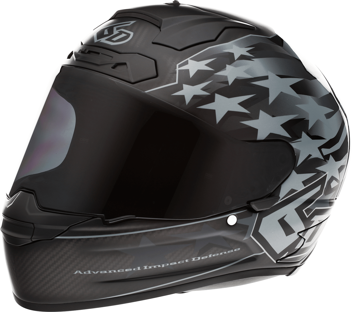 6D Helmets ATS-1R Patriot Black 2XL Motorcycle Helmet with Advanced Safety and Ventilation Features - Kelly Motorsports
