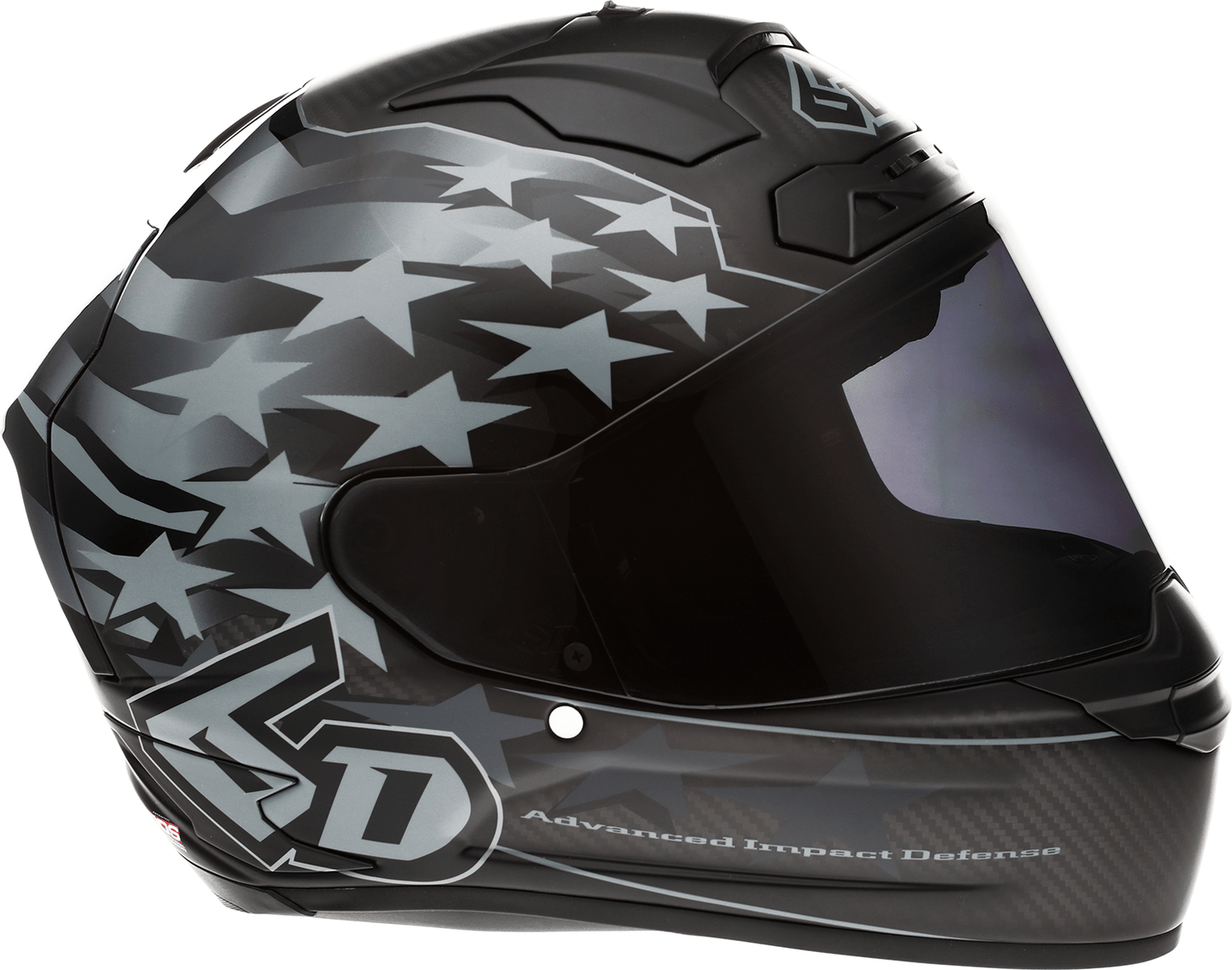 6D Helmets ATS-1R Patriot Black 2XL Motorcycle Helmet with Advanced Safety and Ventilation Features - Kelly Motorsports