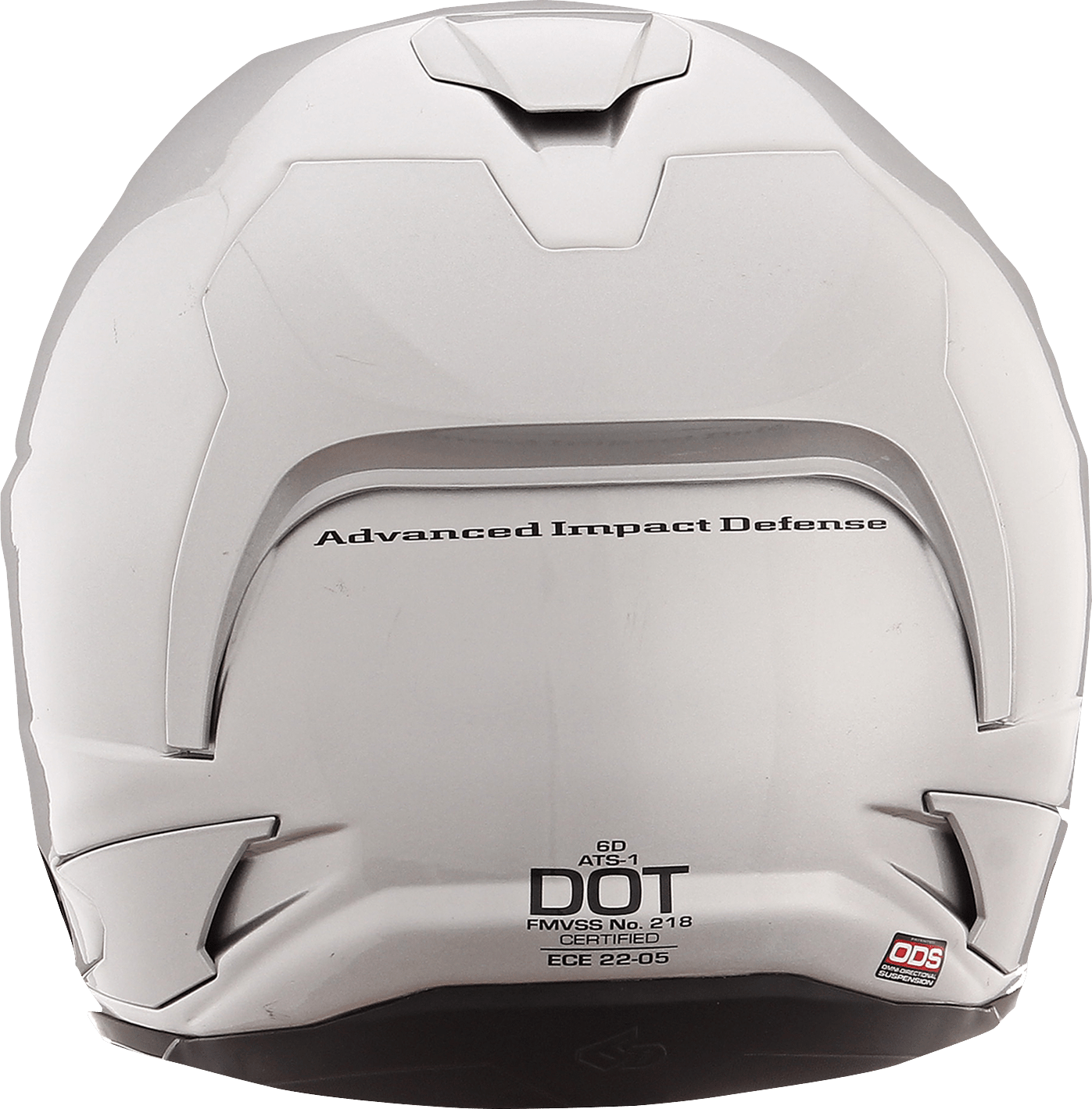 6D HELMETS | ATS-1R Solid | Gloss Silver | X-Large - Kelly Motorsports