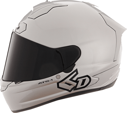 6D HELMETS | ATS-1R Solid | Gloss Silver | X-Large - Kelly Motorsports