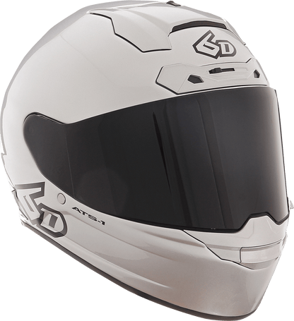 6D HELMETS | ATS-1R Solid | Gloss Silver | X-Large - Kelly Motorsports