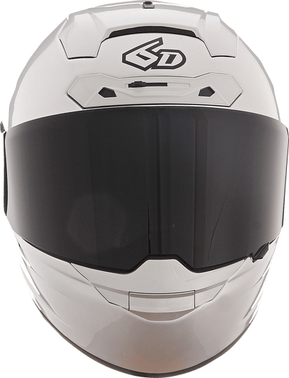 6D HELMETS | ATS-1R Solid | Gloss Silver | X-Large - Kelly Motorsports