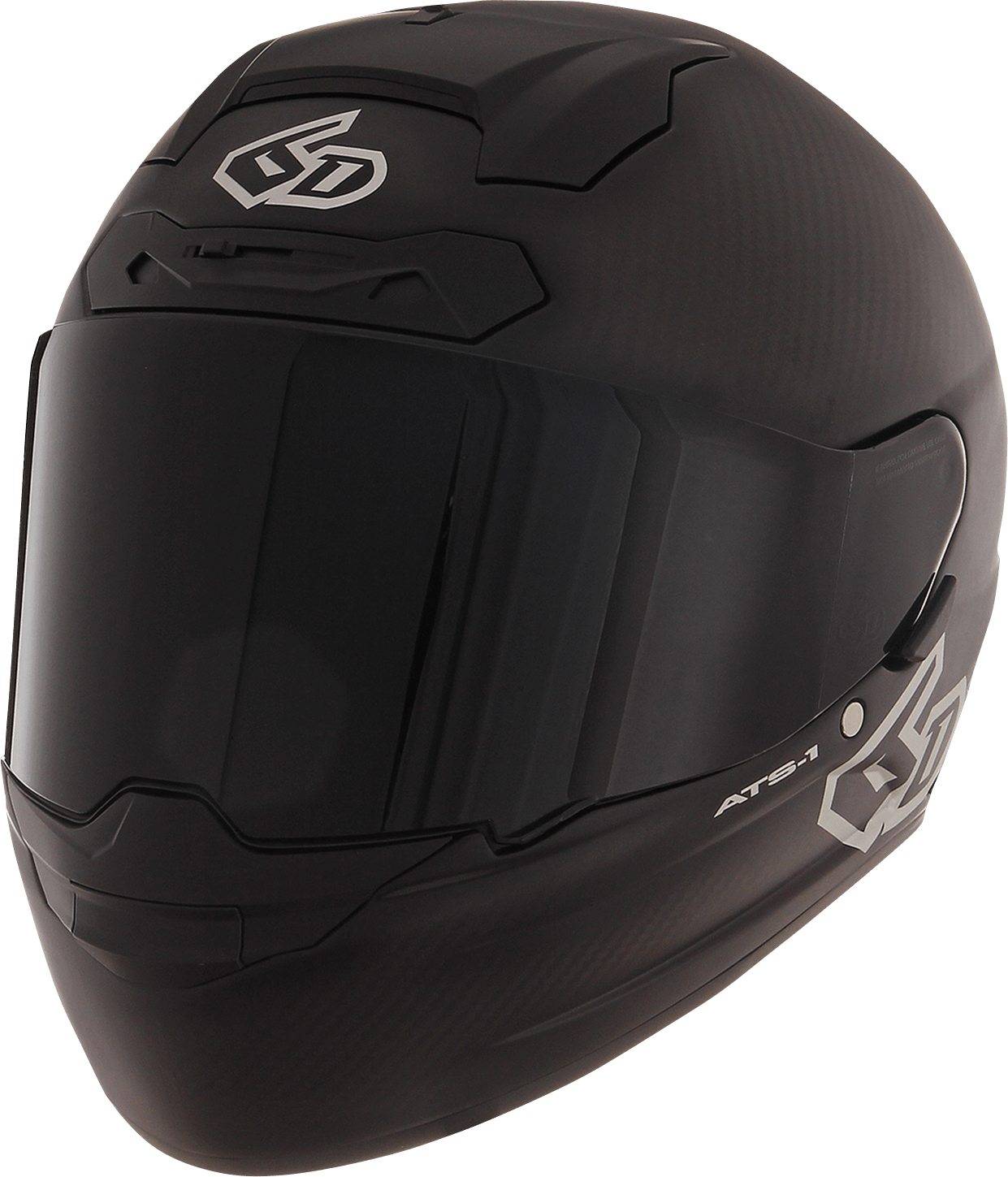 6D HELMETS | ATS-1R Solid | Matte Black | Large - Kelly Motorsports