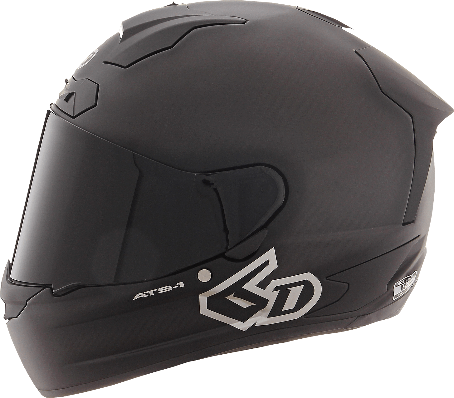 6D HELMETS | ATS-1R Solid | Matte Black | Large - Kelly Motorsports