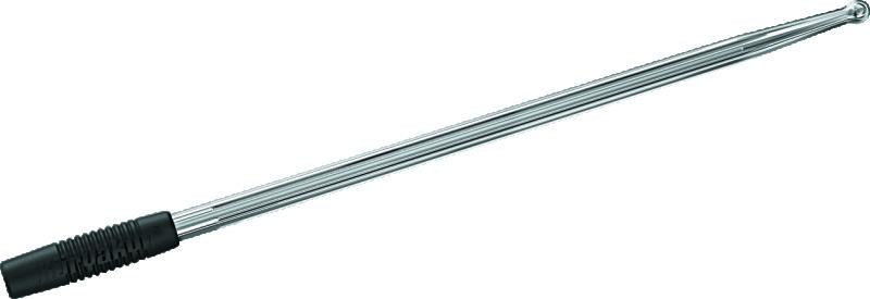 Kuryakyn Billet Antenna Round/Grooved Chrome for Harley Davidson Touring Models